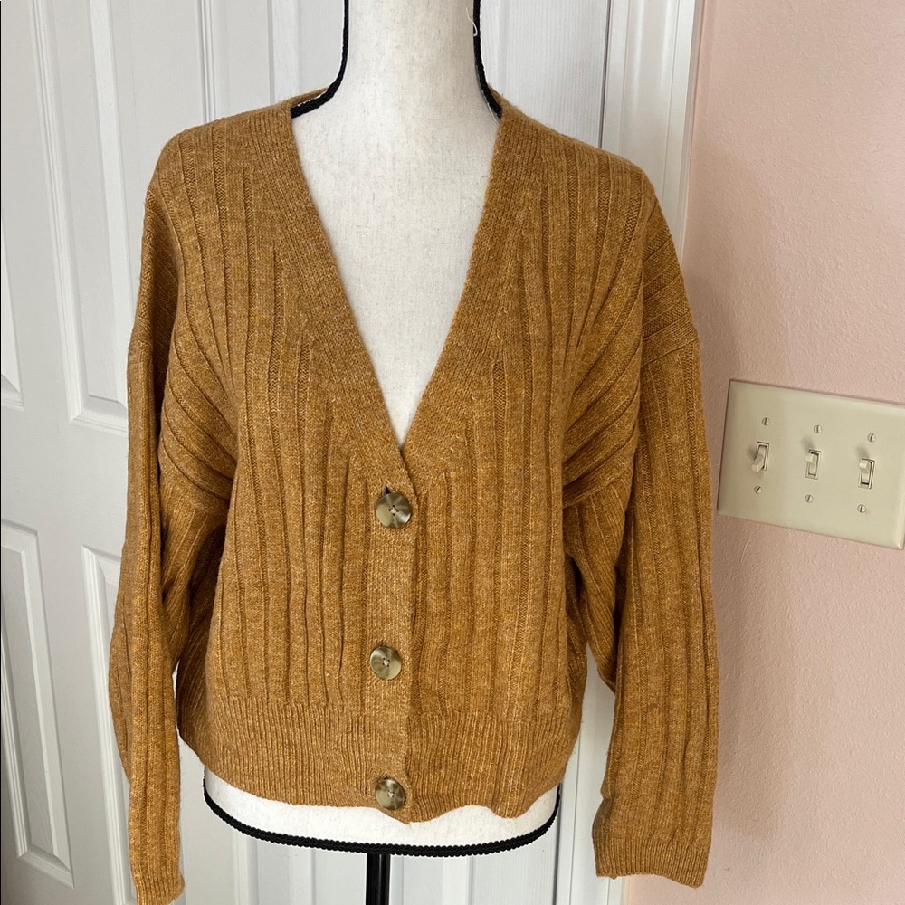 a new day Women's Button-Up Cardigan - Tan